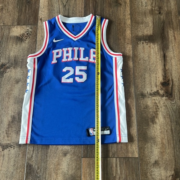 Nike Engineered Philadelphia Phila 76ers Ben Simmons 25 Jersey NBA Size Medium - Picture 11 of 12